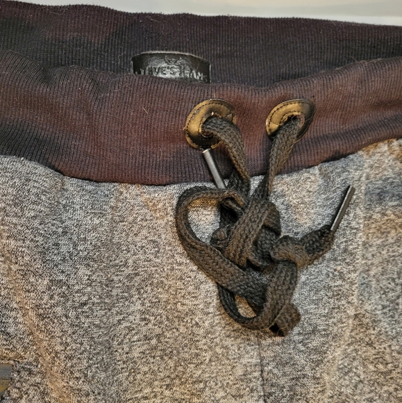 Steve's Jeans Men's Gray Joggers with 7 pockets - Picture 5 of 8